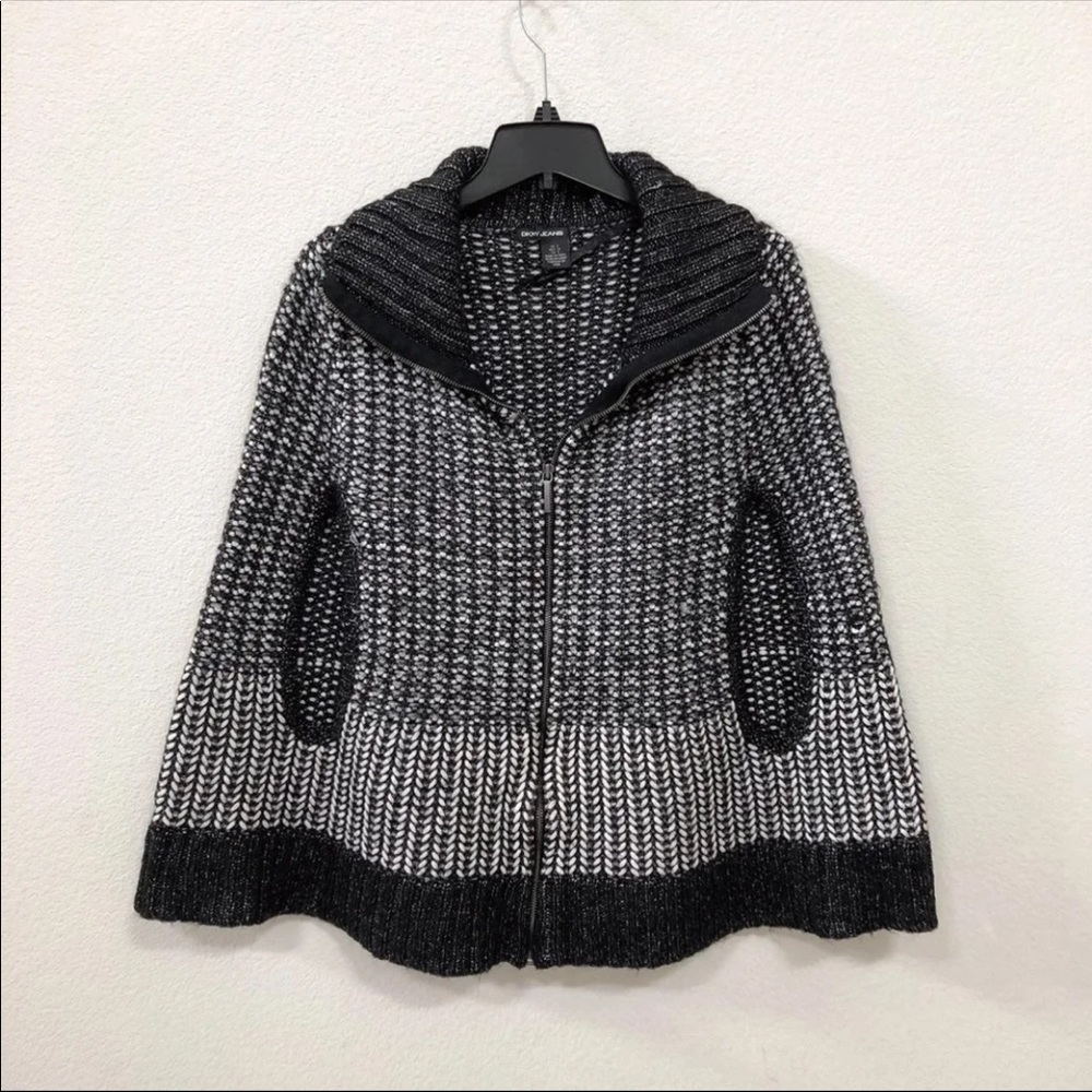 DKNY coat, jacket, poncho sweater like NEW